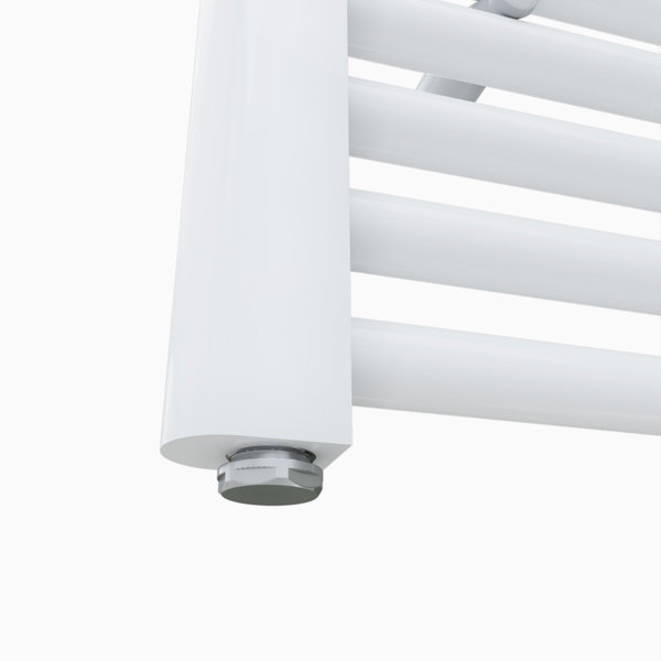 Belfry Heating Shreya Flat Panel Towel Rail Hot Water Heated Towel